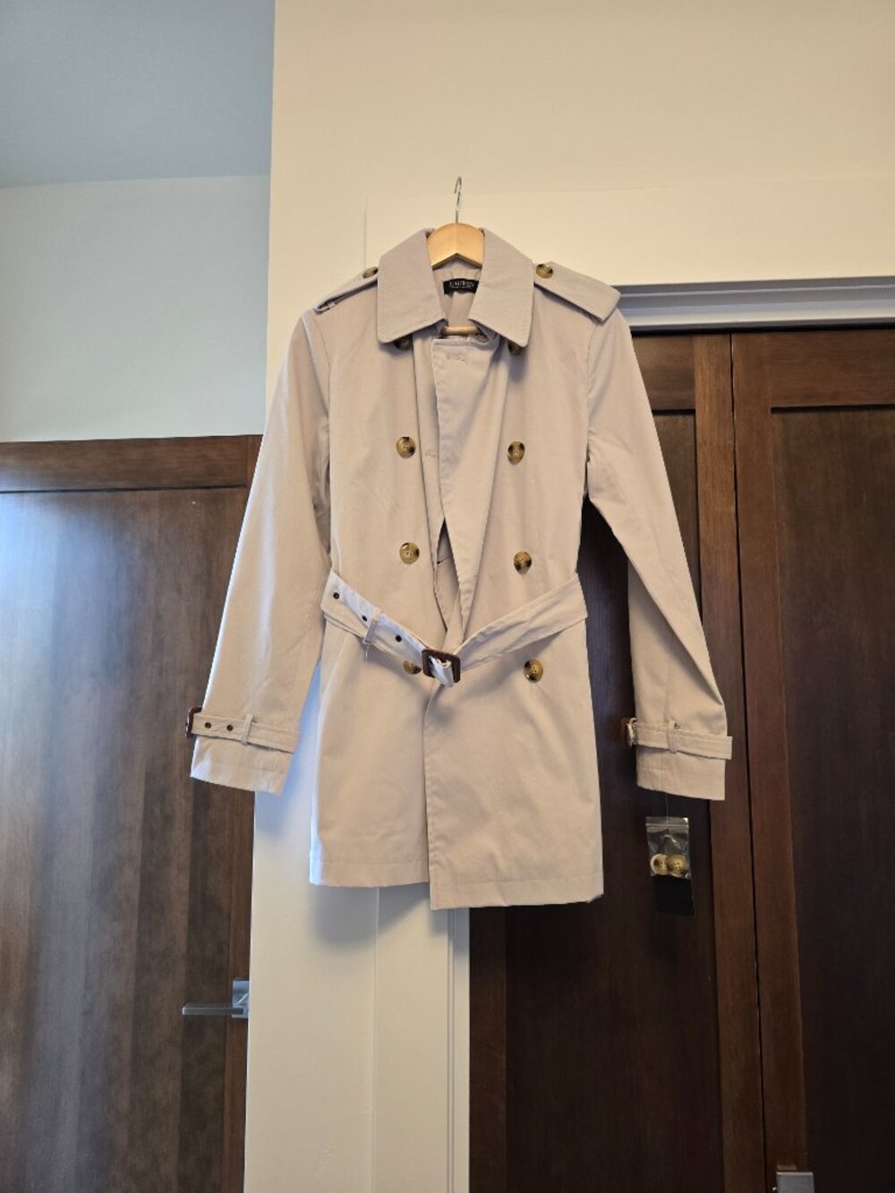 Lauren Ralph Laurn Black Label Small Beige Raincoast - Brand New with Tags!